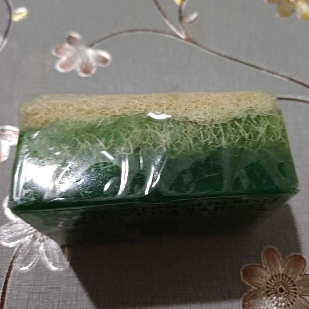 HerbalPur™ Loofah Tea Tree Soap – Refreshing & Exfoliating | Handmade & Cold Processed – Silky Glows