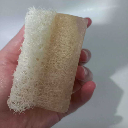 CreamLoof™ Goat Milk Soap with Natural Loofah – Nourishing & Exfoliating | Handmade & Cold Processed – Silky Glows