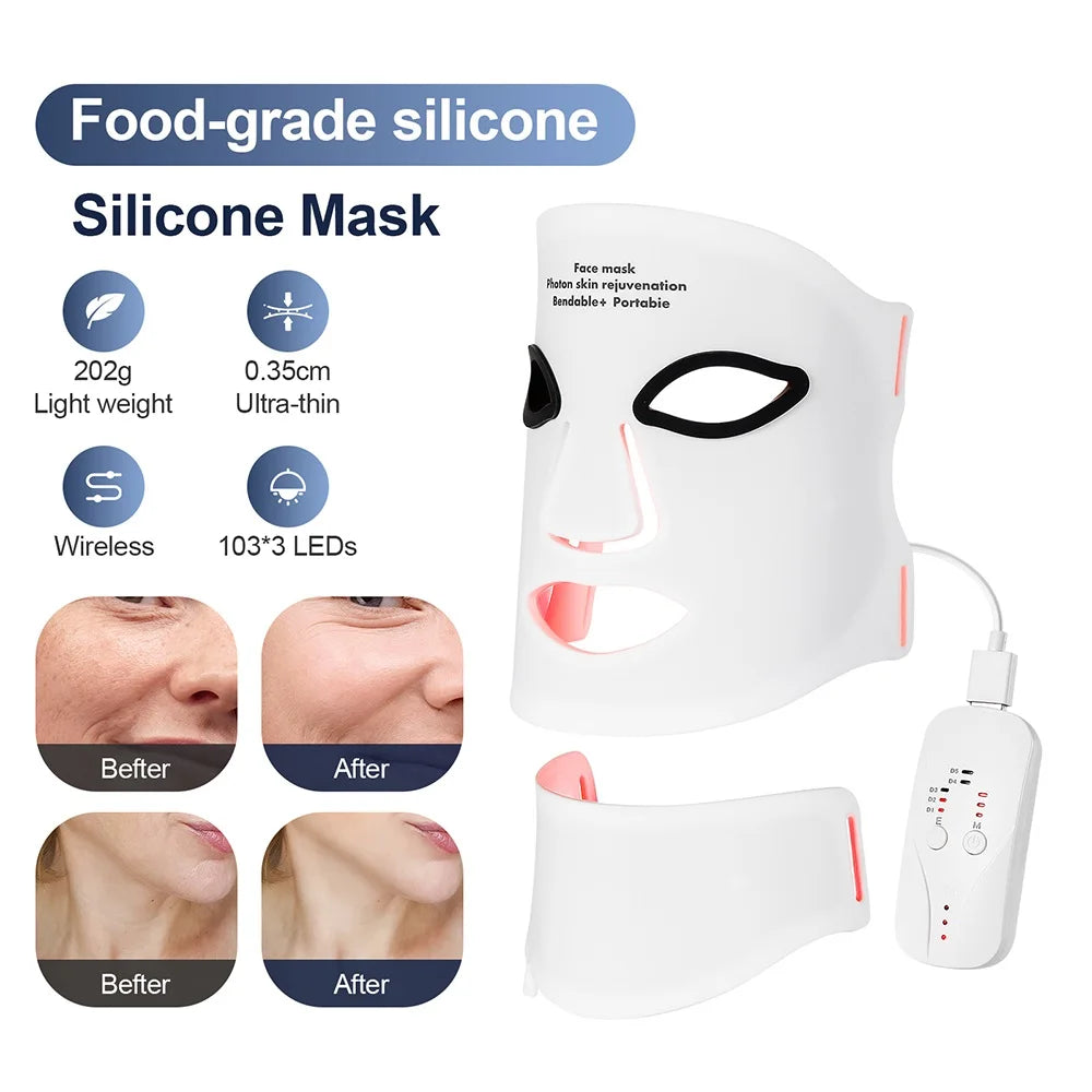 LumiLift™ 7-Color LED Face & Neck Mask Face Lifter