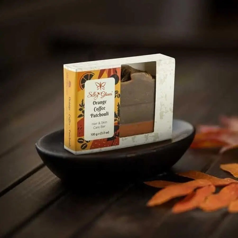 Orange-Coffee-Patchouli Soap – Anti-Cellulite & Skin Smoothing | Silky Glows®