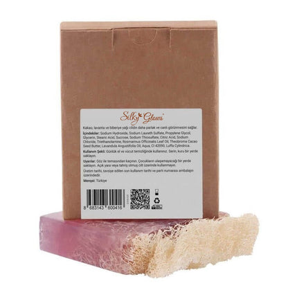 Natural Loofah Soap – Enriched with Rosemary, Lavender & Cocoa | Silky Glows®