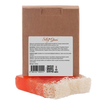 Strawberry Loofah Soap – Refreshing & Exfoliating Bath | Silky Glows®