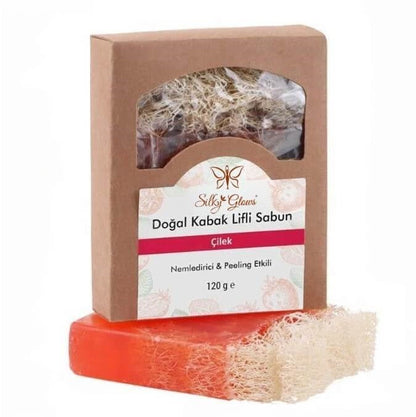 Strawberry Loofah Soap – Refreshing & Exfoliating Bath | Silky Glows®