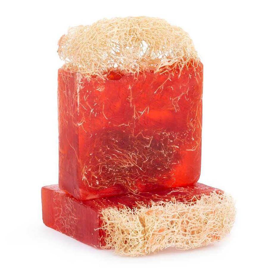 Strawberry Loofah Soap – Refreshing & Exfoliating Bath | Silky Glows®