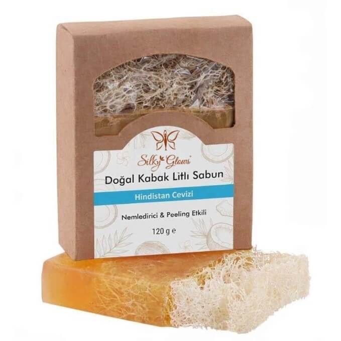 Coconut Loofah Soap – Refreshing & Exfoliating Bath Experience | Silky Glows®