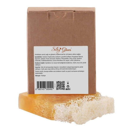 Coconut Loofah Soap – Refreshing & Exfoliating Bath Experience | Silky Glows®