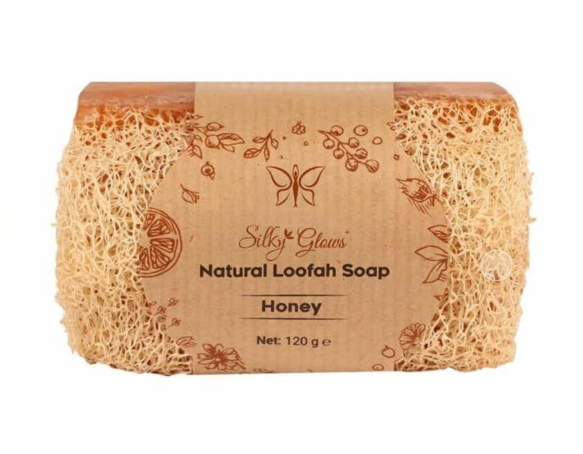 Natural Honey Loofah Soap – Moisturizing & Nourishing | Silky Glows®