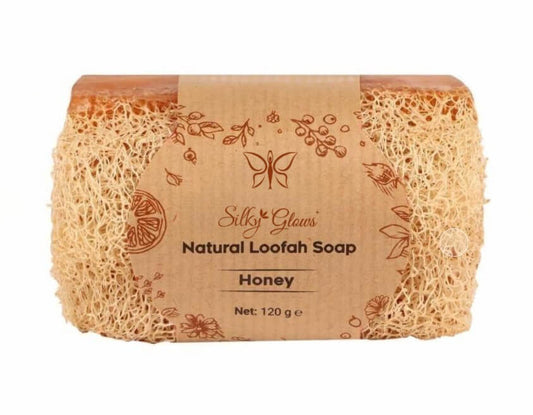Natural Honey Loofah Soap – Moisturizing & Nourishing | Silky Glows®