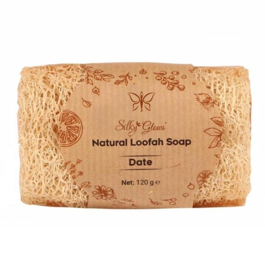 Natural Date Loofah Soap – Nourishing & Radiance-Boosting | Silky Glows®