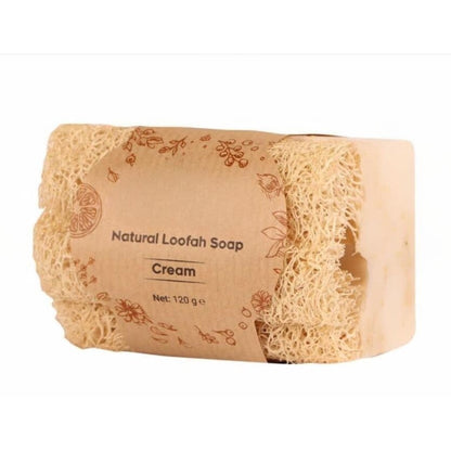 Natural Clotted Cream Loofah Soap – Nourishing & Silky Smooth | Silky Glows®