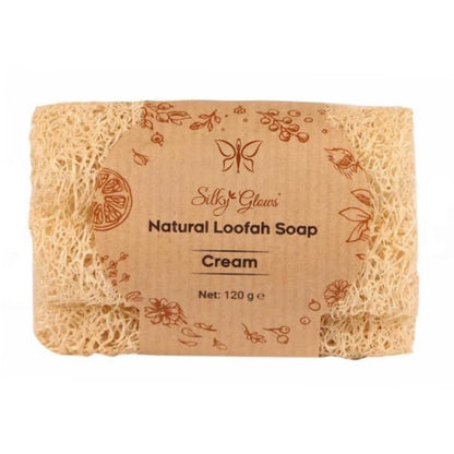 Natural Clotted Cream Loofah Soap – Nourishing & Silky Smooth | Silky Glows®