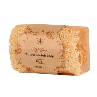 HoneyMilkLoof™ Donkey Milk & Honey Soap with Natural Loofah – Nourish, Smooth & Exfoliate | Handmade & Cold Processed – Silky Glows (Kopya)
