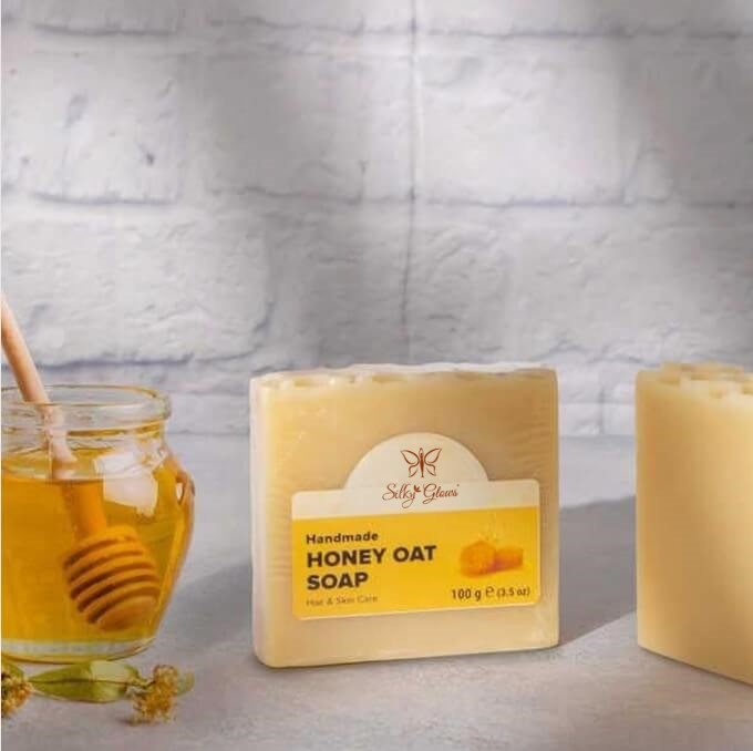 Honey-Oat Soap – Nourishing, Exfoliating & Naturally Soft Skin | Silky Glows®