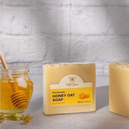 Honey-Oat Soap – Nourishing, Exfoliating & Naturally Soft Skin | Silky Glows®
